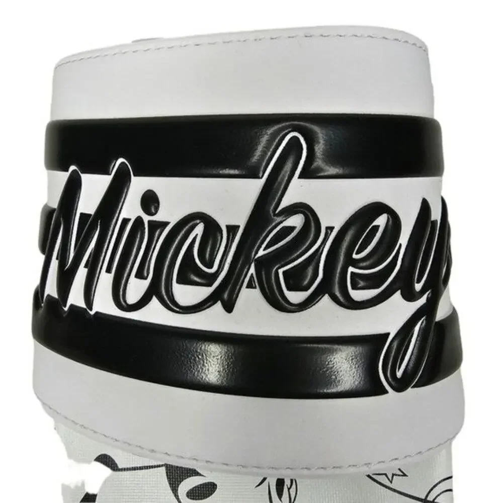 NWT Adidas Slides Mens Size 12 Disney Mickey Mouse Adilette Comfort Black White - Picture 11 of 15